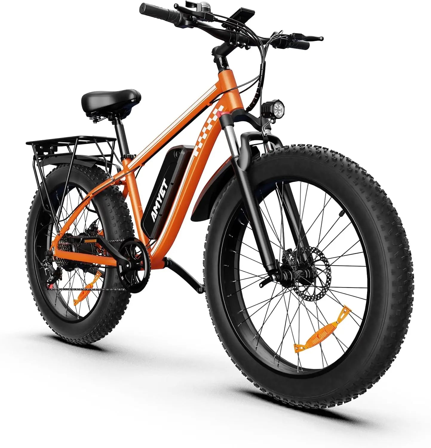 AMYET Electric Bike EB26 Adults Electric Bicycle Peak 1500W 48V 15AH e bike 26" Fat Tire Mountain Bike 31mph Electric Dirt Bike