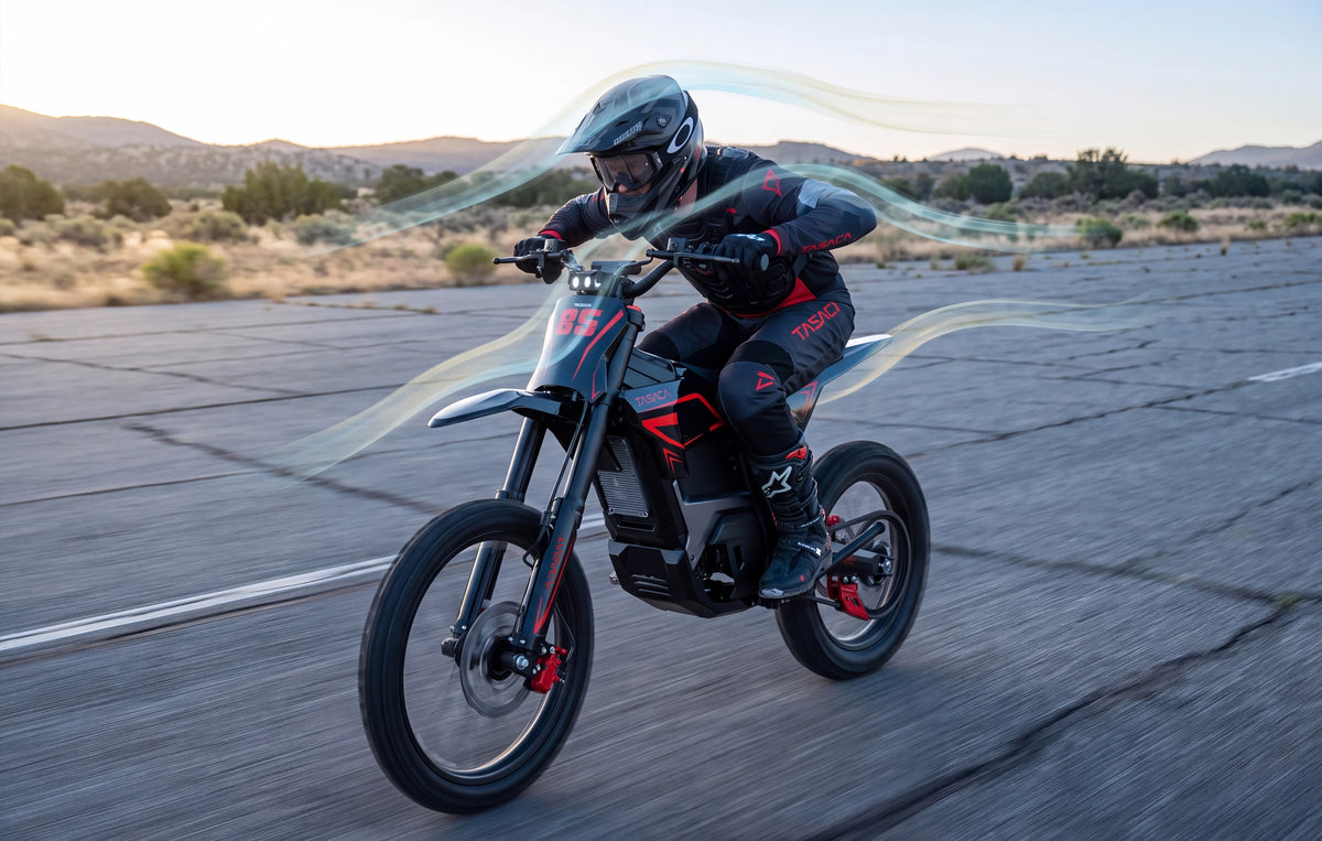 T500 Pro Electric Dirt Bike side view
