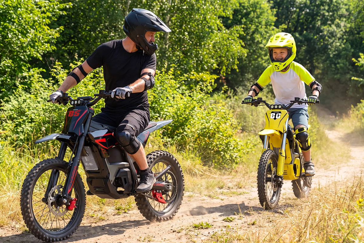 T500 Electric Dirt Bike Combo for Teens and Adults