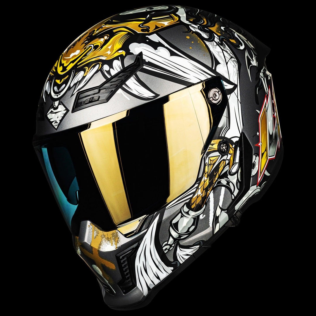 ILM Full Face Motorcycle Helmets Racing Helmet Model MF509