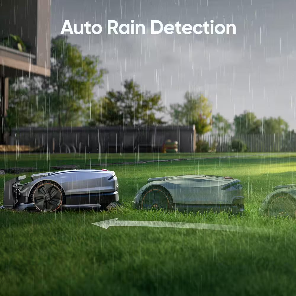 X5 Wireless 8 In. Robot Lawn Mower (0.5 Acre) with AWD, RTK Navigation, AI Obstacle Avoidance and App Control