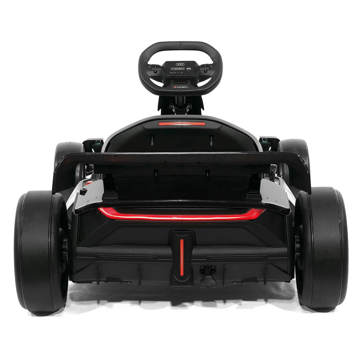 Audi Sport 24V Big Kids Drifting Ride-On Go Kart | Black