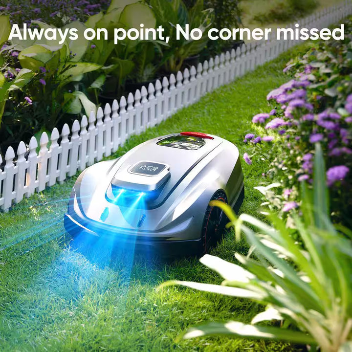 X5 Wireless 8 In. Robot Lawn Mower (0.5 Acre) with AWD, RTK Navigation, AI Obstacle Avoidance and App Control