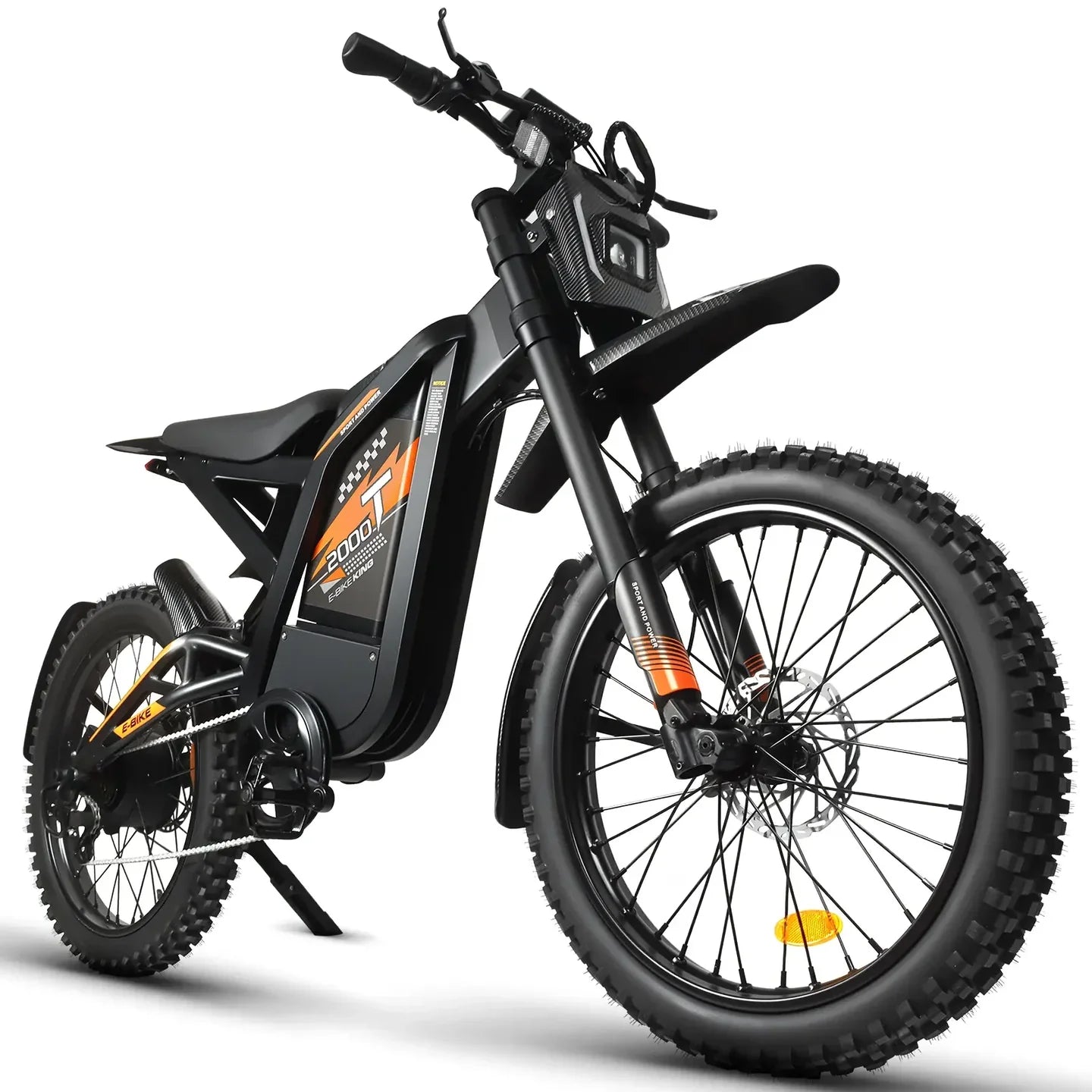 T2000 Electric Dirt Bike-Style E-Bike (3000W)