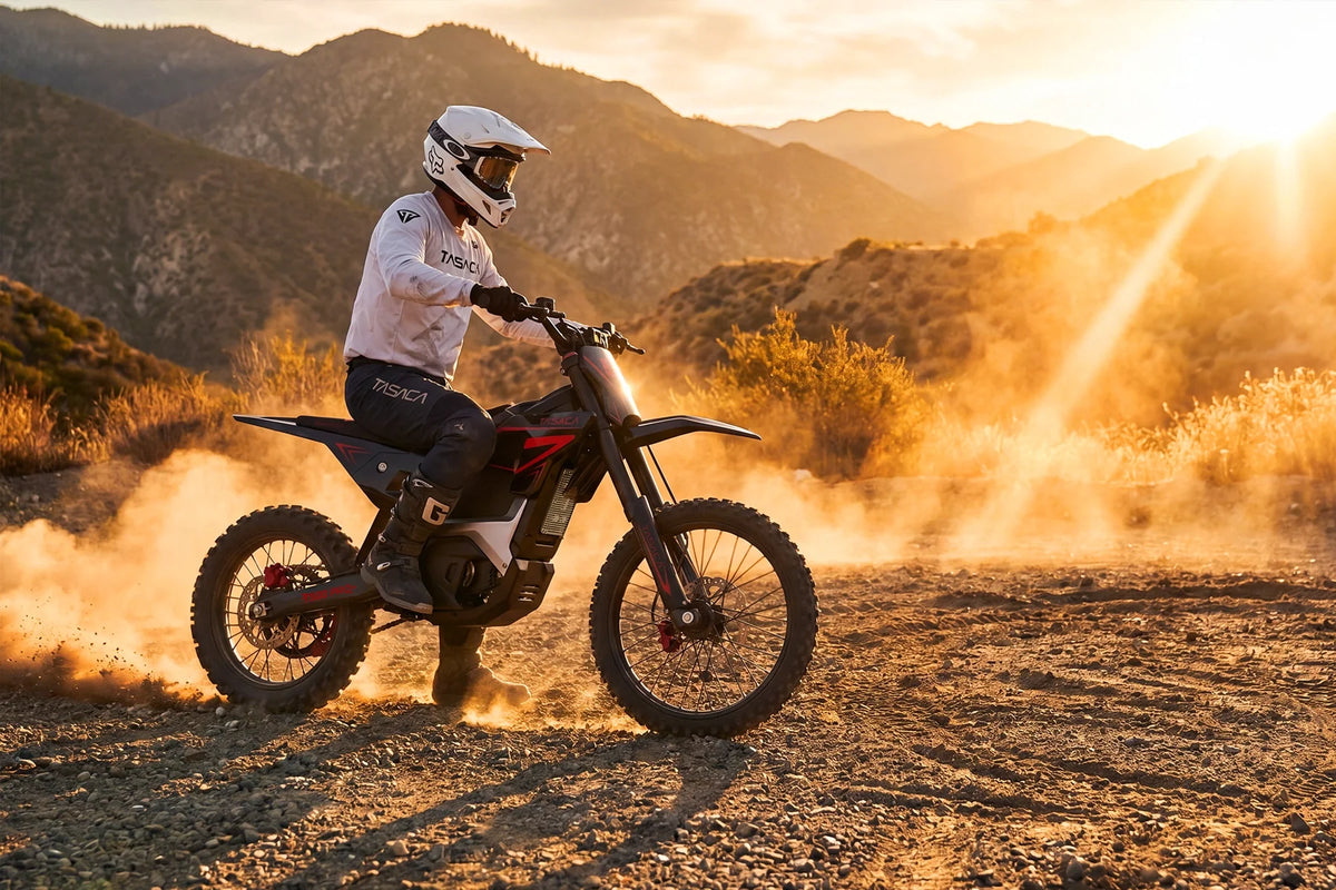 T500 Pro Electric Dirt Bike side view