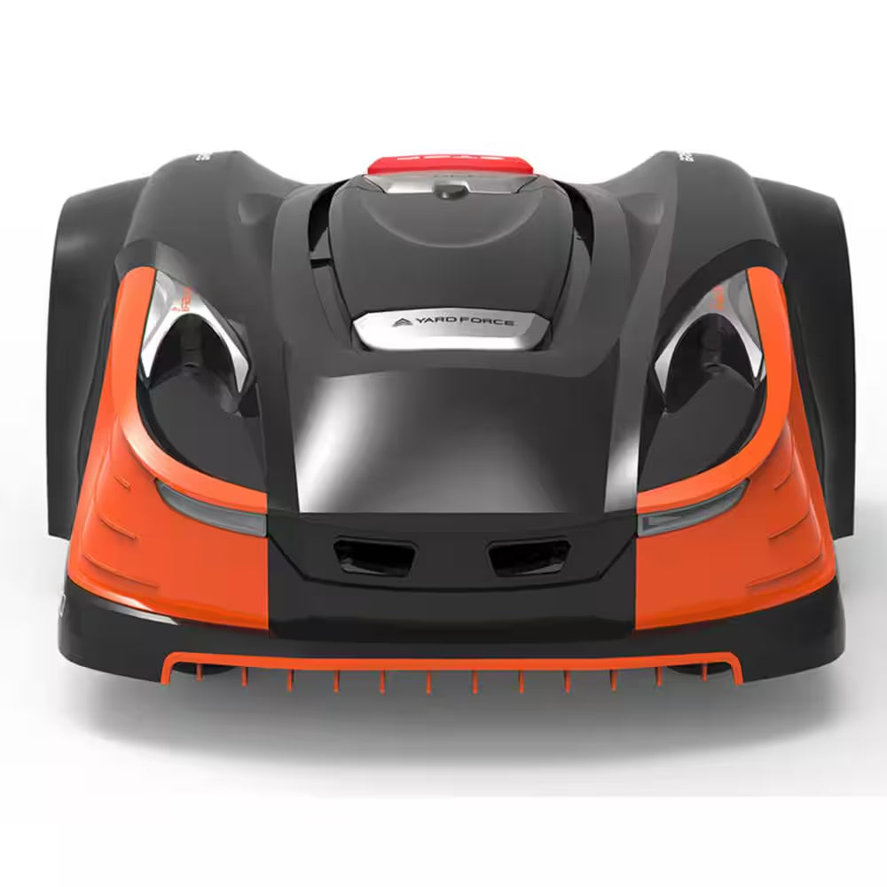 28-Volt 8 In. Cutting Width Robot Lawn Mower Revola X4E Mower, Brushless Wheel Motors, Cloudhawk App and Wifi Control