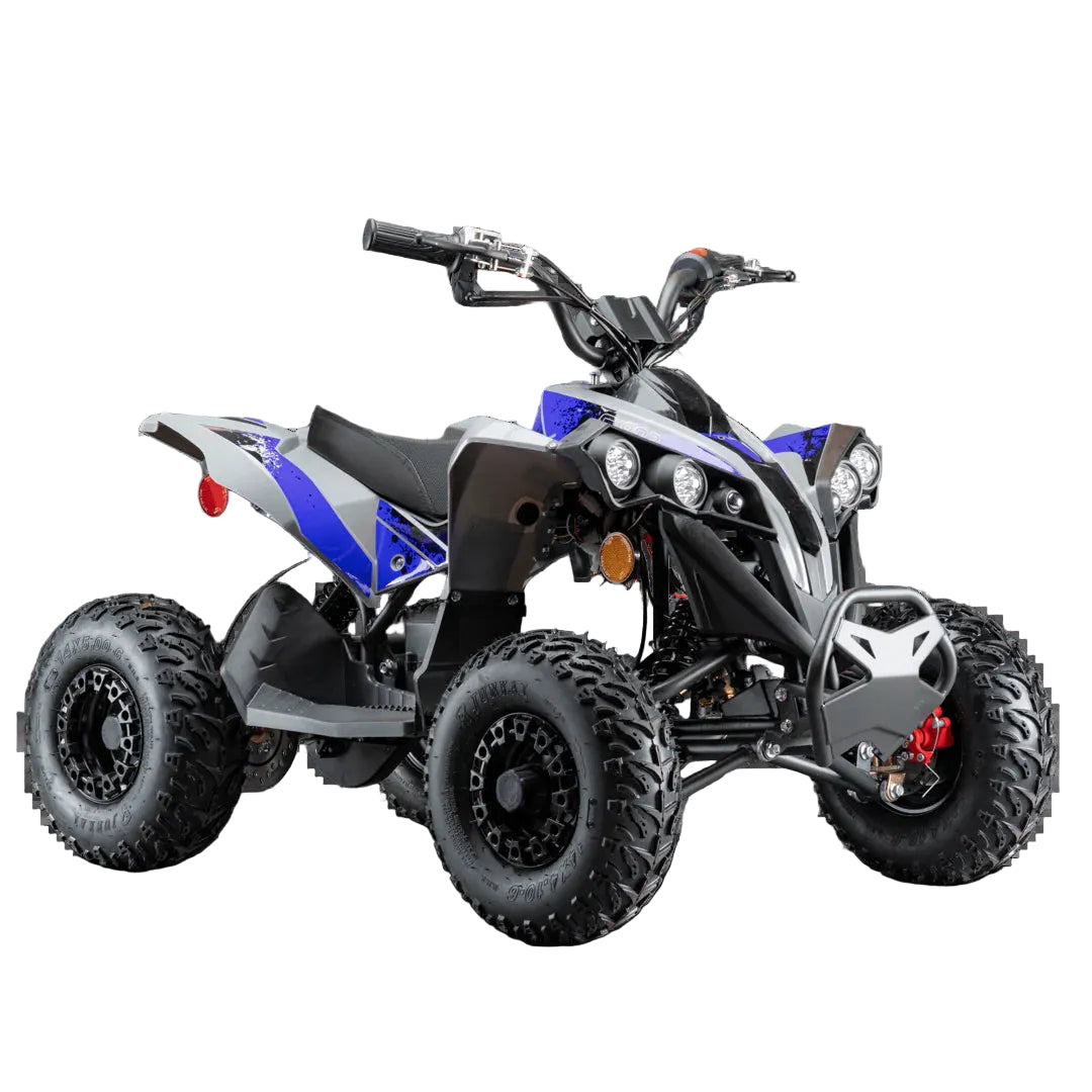 Pioneer 1200W Kids ATV 4 Wheeler with 14" Tires - Blue