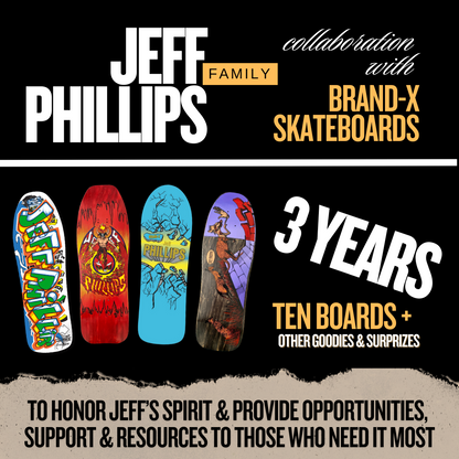 Jeff Phillips BOARD OF HEALTH Limited Edition BBC Deck, HAND-PAINTED (1 of 50) (PRE-ORDER, OCTOBER)