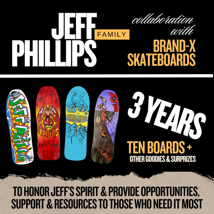 Jeff Phillips BOARD OF HEALTH Limited Edition BBC Deck, HAND-PAINTED (1 of 50) (PRE-ORDER, OCTOBER)