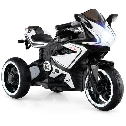 Kids Ride on Motorcycle 6V Battery Powered Mini Electric Motorbike with LED Lights