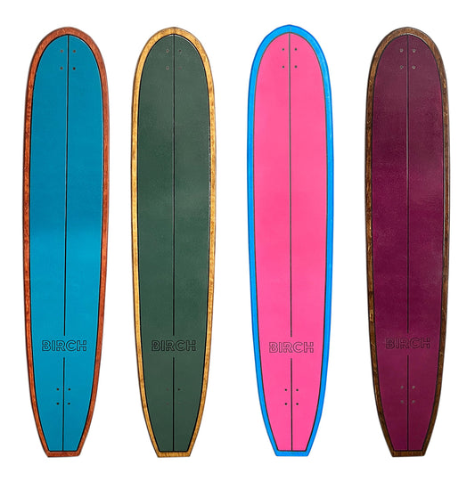 BIRCH 60" LOG Longboard Cruiser Skateboard - Complete Setup or Deck Only