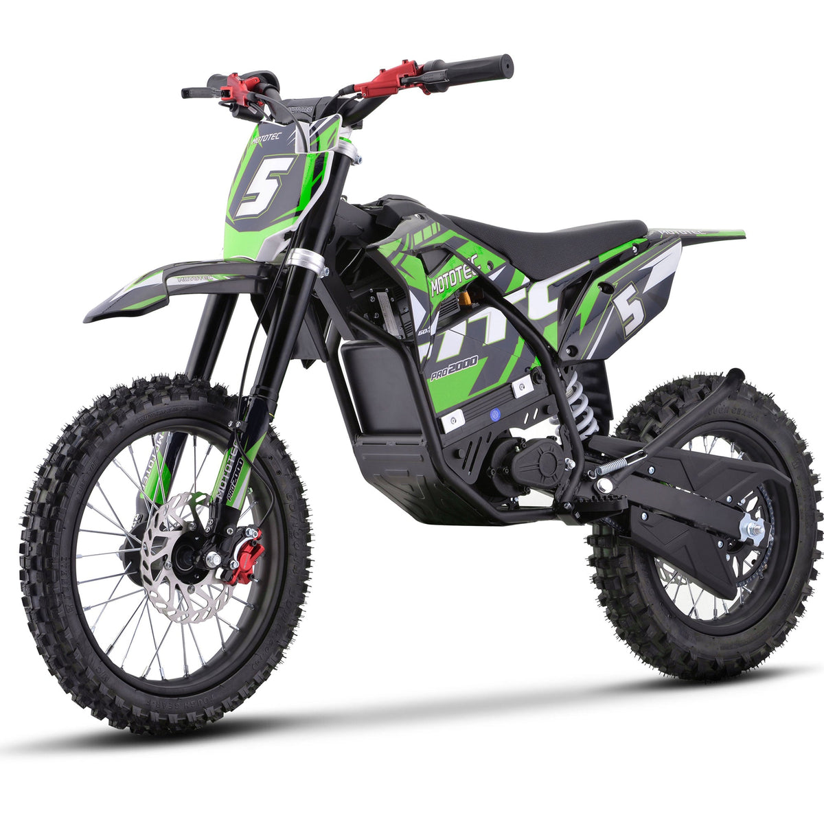 60V 2kW Electric Dirt Bike – 2,000W Lithium Power