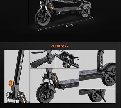 eBike Boys RT6 1000W Electric Scooter - 48V, 40-50km Range