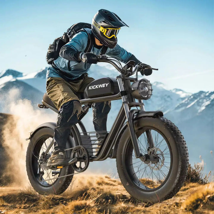 Kickwey K7 Fat Tire Electric Bike – 1500W 48V 7-Speed