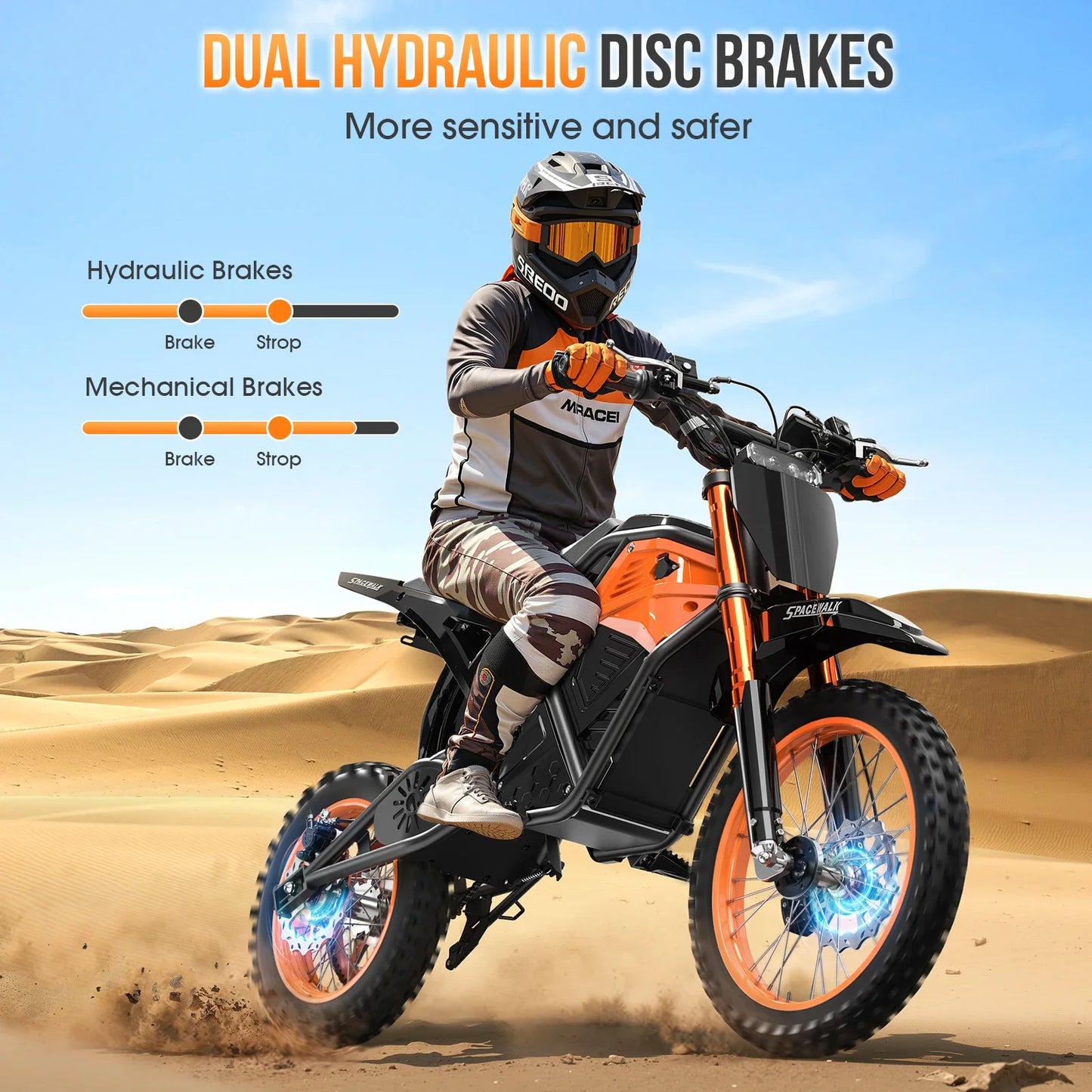 EILLEO SPACEWALK 48V Electric Dirt Bike EB007 3000W Peak Power