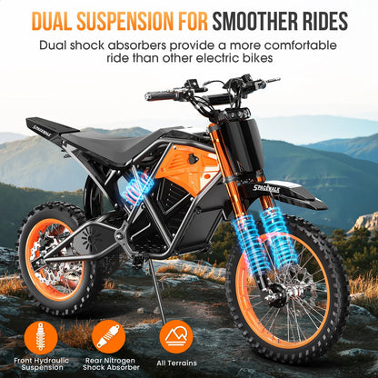 EILLEO SPACEWALK 48V Electric Dirt Bike EB007 3000W Peak Power