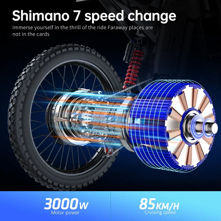 EKX X21 Max Electric Dirt Bike – 3000W 60V 30Ah Off-Road