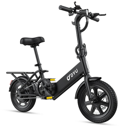 【1 Year Warranty】DYU C3 14 inch Electric Bicycle Peak 500W Motor 36V7.8AH Lithium Battery Electric Bike , E-bike UL2849