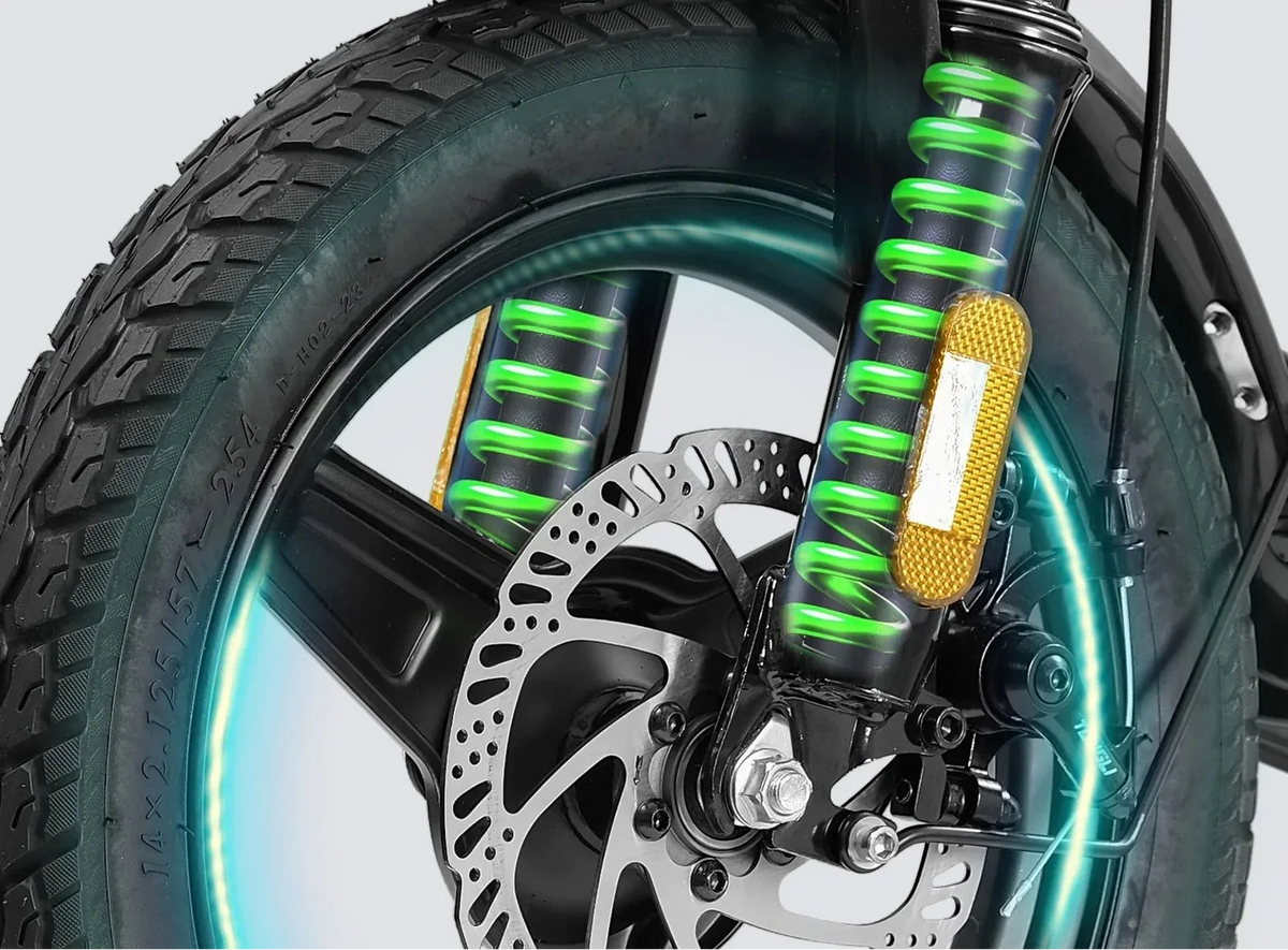 Adult Folding Electric Bike with Removable Battery