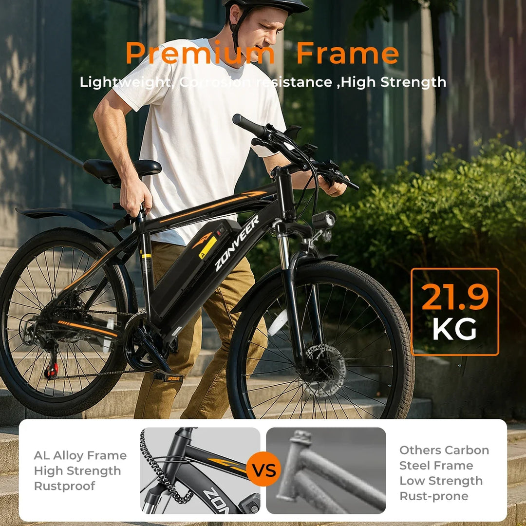 M26 Electric Bike – 1000W 26" City E-Bike