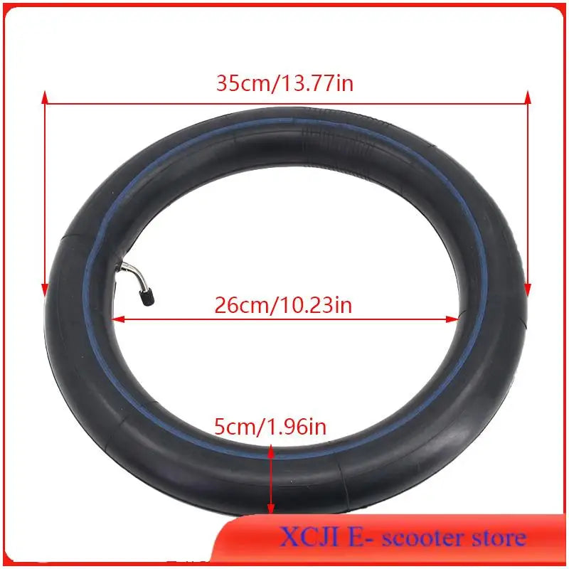 14 Inch Electric Bicycle Inner Tube showing dimensions and design for electric bicycles and scooters.