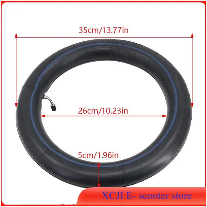14 Inch Electric Bicycle Inner Tube showing dimensions and design for electric bicycles and scooters.