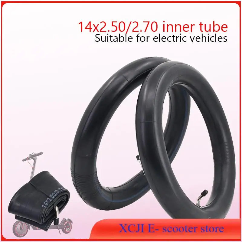 14 Inch Electric Bicycle Inner Tube - replacement inner tubes for electric bicycles and scooters with 14-inch tires.