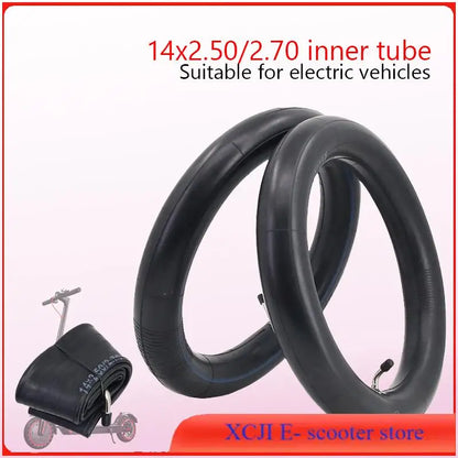 14 Inch Electric Bicycle Inner Tube - replacement inner tubes for electric bicycles and scooters with 14-inch tires.