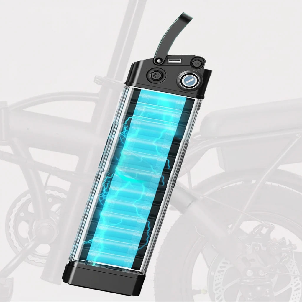 Adult Folding Electric Bike with Removable Battery