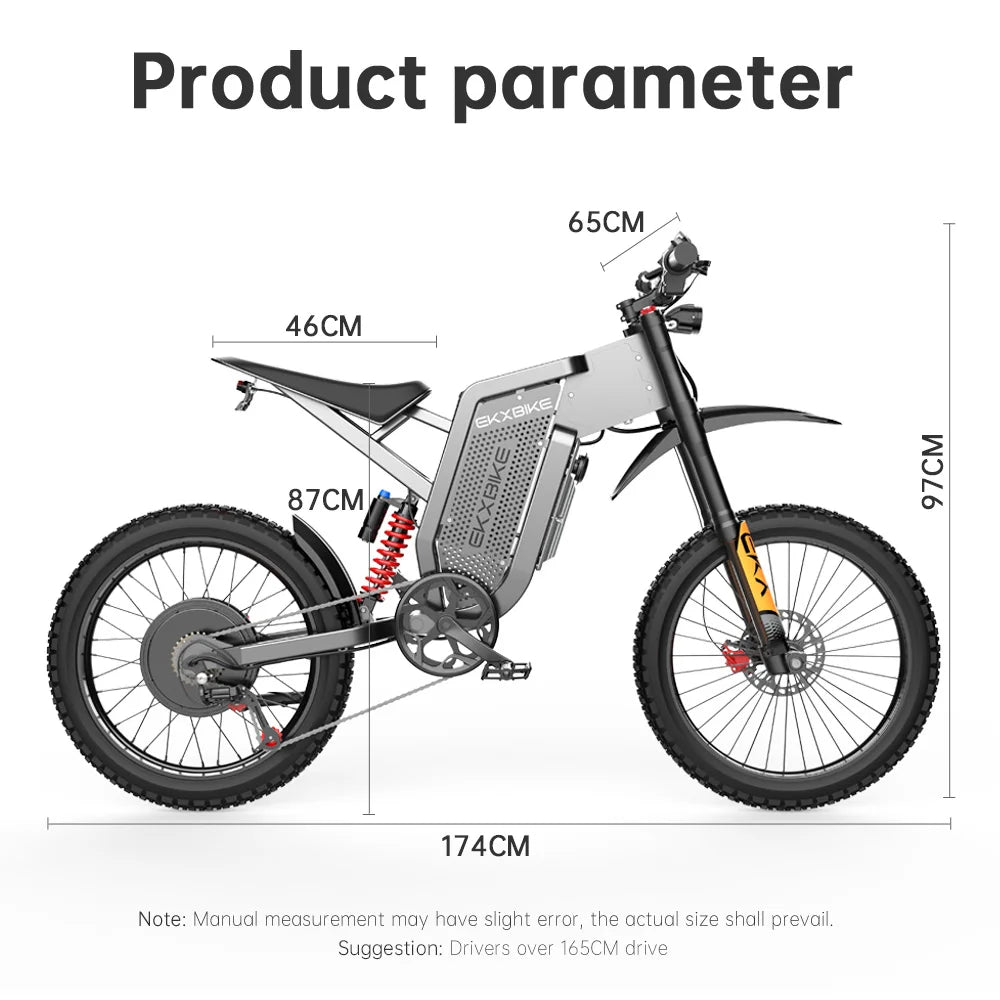 EKX X21 Max Electric Dirt Bike – 3000W 60V 30Ah Off-Road