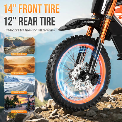 EILLEO SPACEWALK 48V Electric Dirt Bike EB007 3000W Peak Power