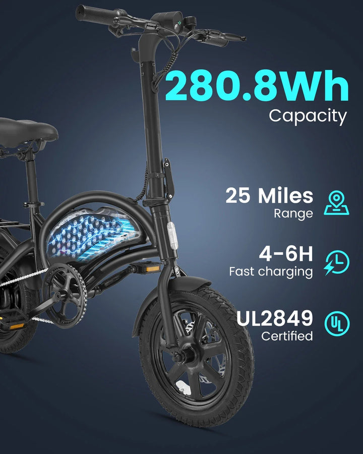 DYU D3F Electric Bike – 500W 36V City Commuter E-Bike
