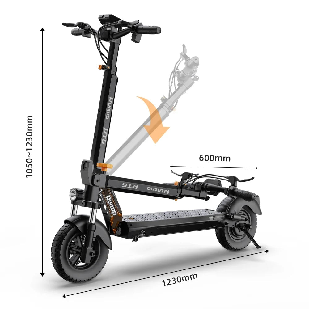 eBike Boys RT6 1000W Electric Scooter - 48V, 40-50km Range