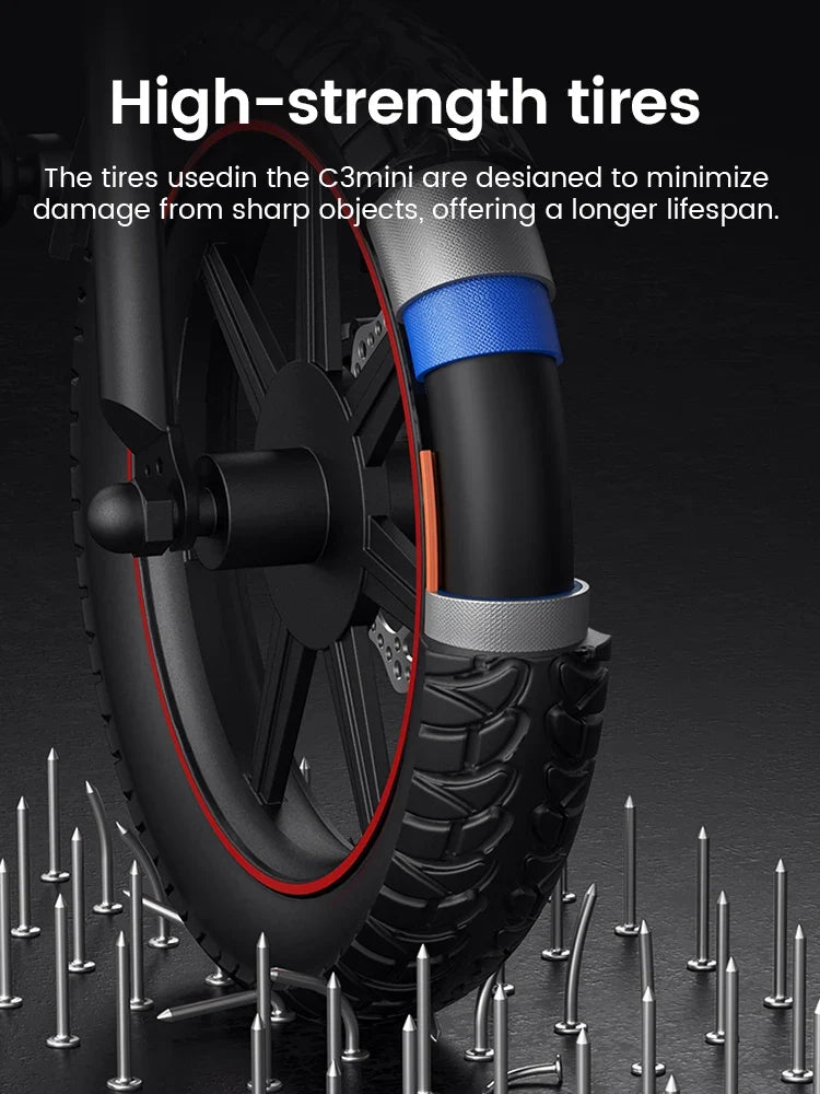 DYU C3 Electric Bike – 500W 36V 14" Folding E-Bike