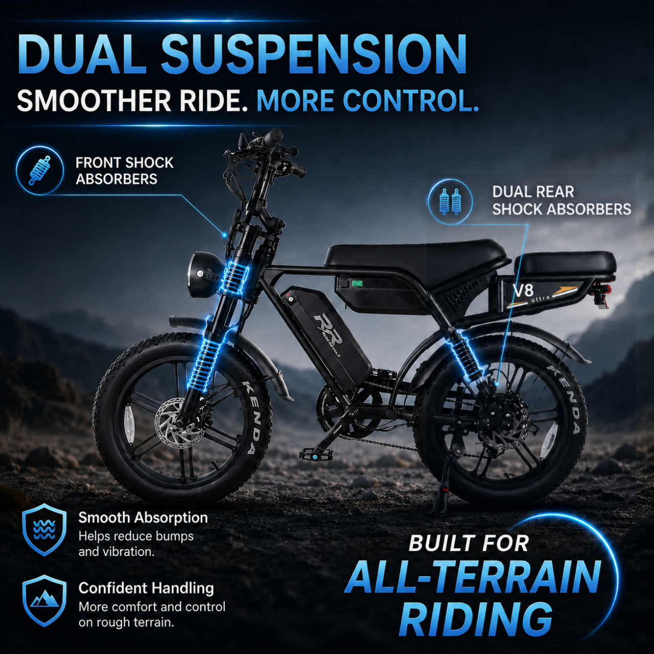 V8 ULTRA Dual-Suspension (1500W)