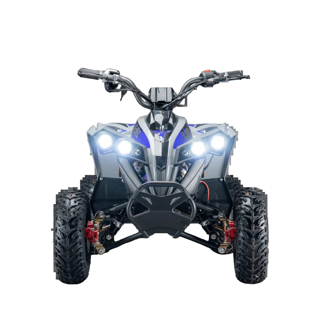 Pioneer 1200W Kids ATV 4 Wheeler with 14" Tires - Blue