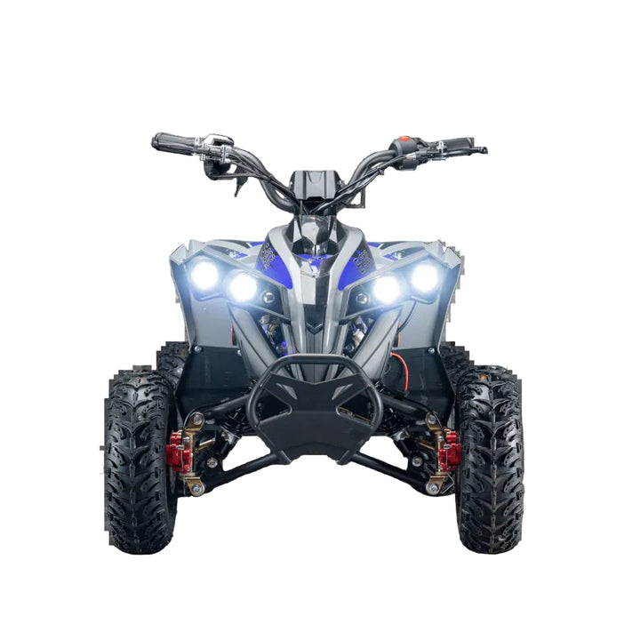 Pioneer 1200W Kids ATV 4 Wheeler with 14" Tires - Blue