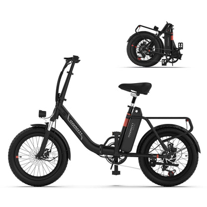 INVANTI EB11 Electric Bike 500W Folding Bike 48V 10.4AH 7S Shimano Electric Bicycle