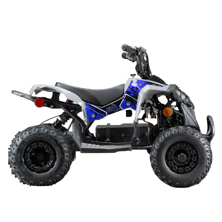 Pioneer 1200W Kids ATV 4 Wheeler with 14" Tires - Blue
