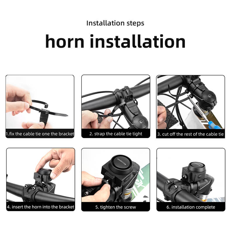 Wireless Bike Horn & Anti-Theft Alarm