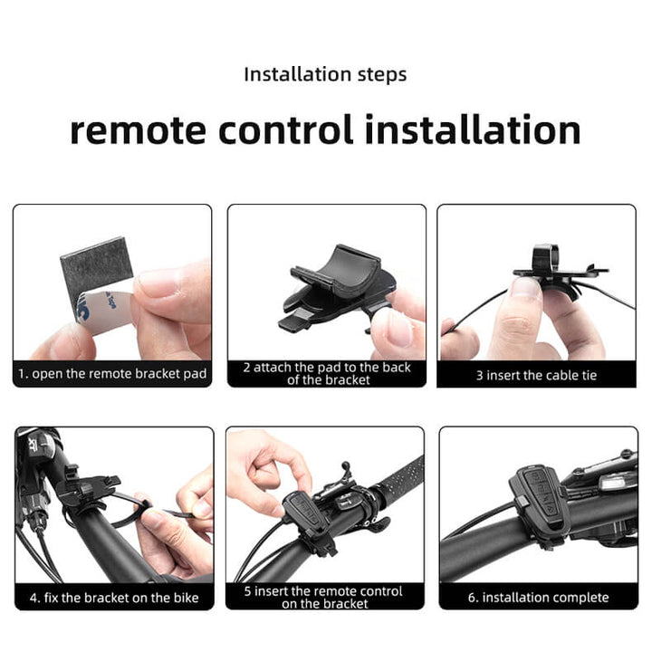 Wireless Bike Horn &amp; Anti-Theft Alarm