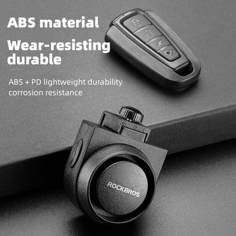 Wireless Bike Horn &amp; Anti-Theft Alarm